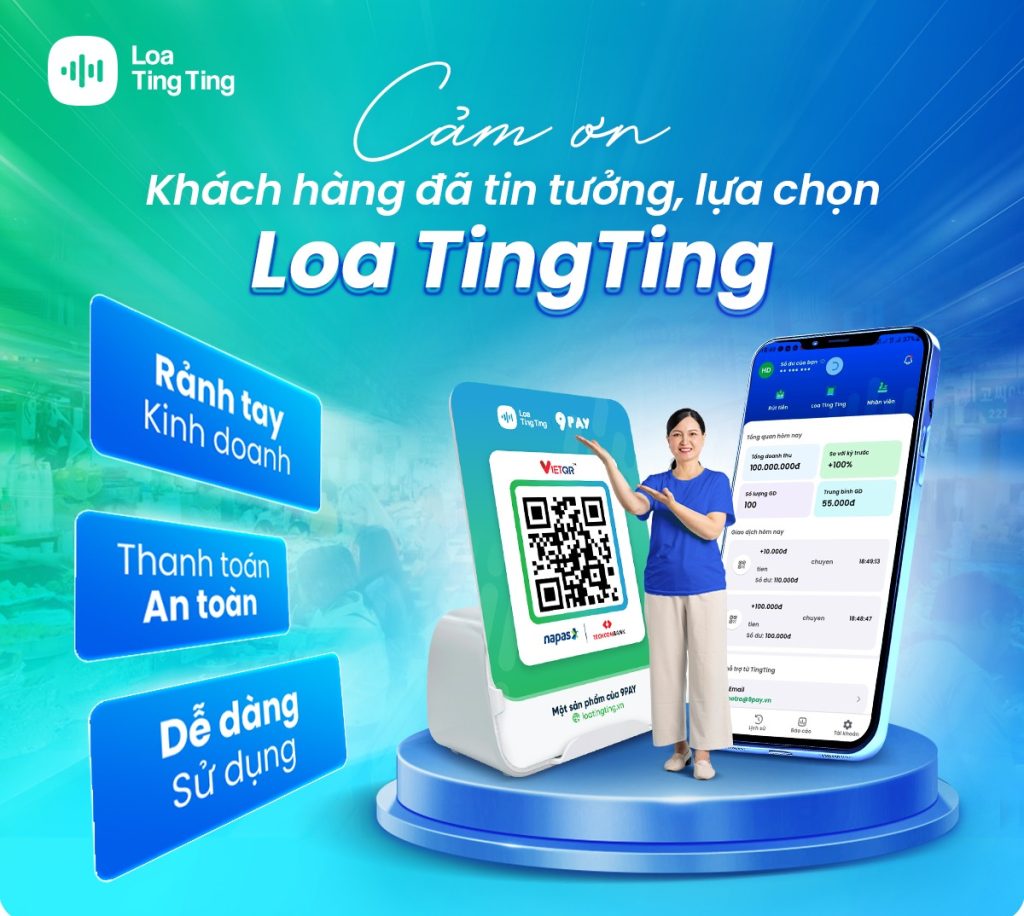 loa bao chuyển khoản tingting