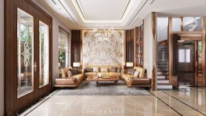 thiết kế nội thất gỗ óc chó